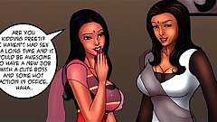 Indian Sex Toons - Preeti and Nandini - Desi Office Adventures